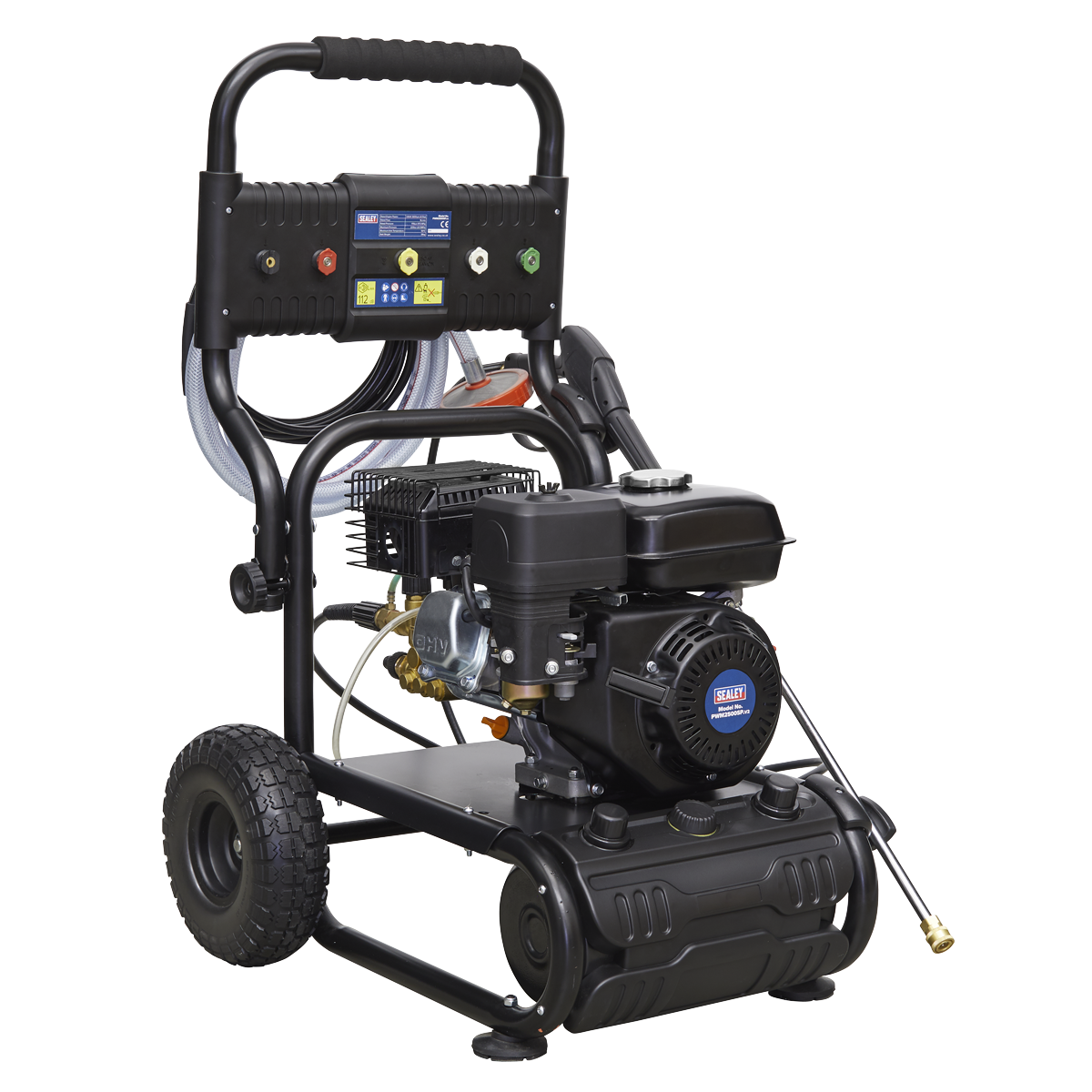 Sealey PWM2500SP 220bar Pressure Washer 540L/hr Self-Priming 6.5hp Petrol