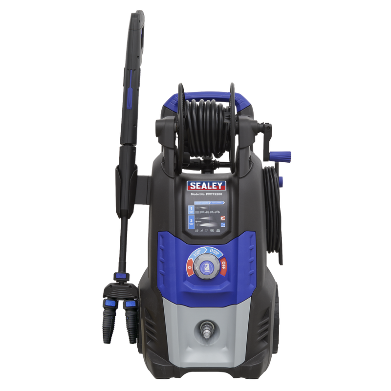 Sealey PWTF2200 150bar Pressure Washer - Twin Pump with TSS  Rotablast Nozzle