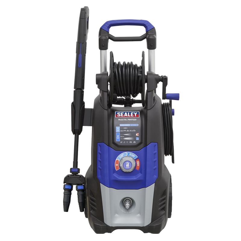 Sealey PWTF2200 150bar Pressure Washer - Twin Pump with TSS  Rotablast Nozzle
