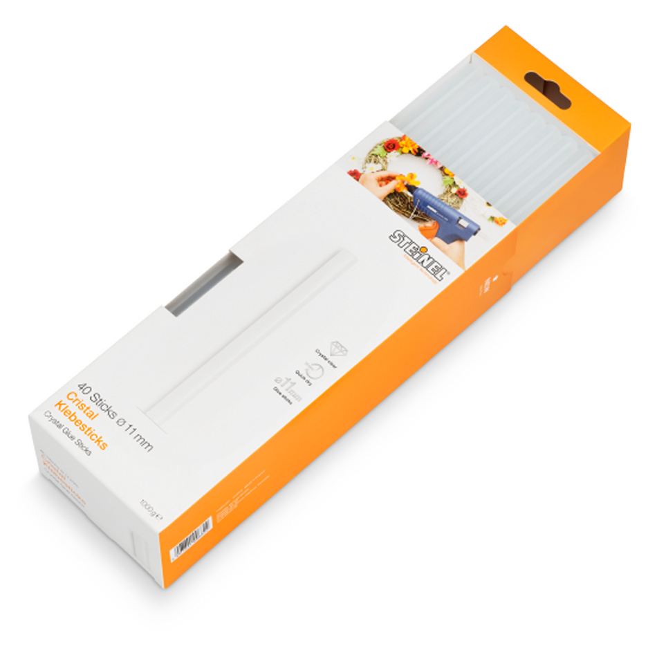 Steinel 006822 Glue sticks Â¯ 11 mm Crystal 40 ea. (1000 g)