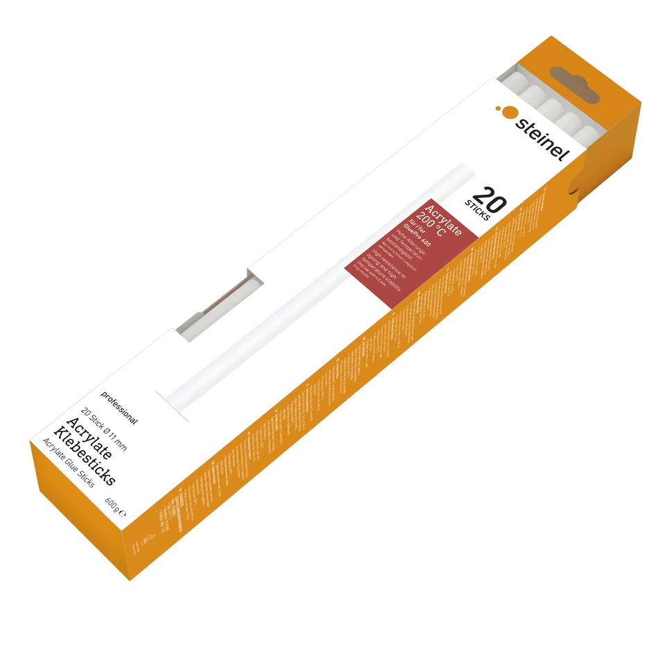 Steinel 052416 Acrylate glue sticks Â¯ 11 mm 20 ea. (600 g)20 ea. (600 g)