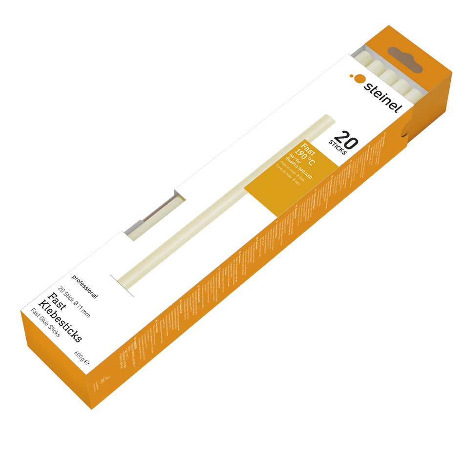 Steinel 052430 Fast glue sticks Â¯ 11 mm 20 ea. (600 g)20 ea. (600 g)