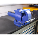 Sealey QAV200 200mm Quick Action Swivel Base Cast Iron Vice