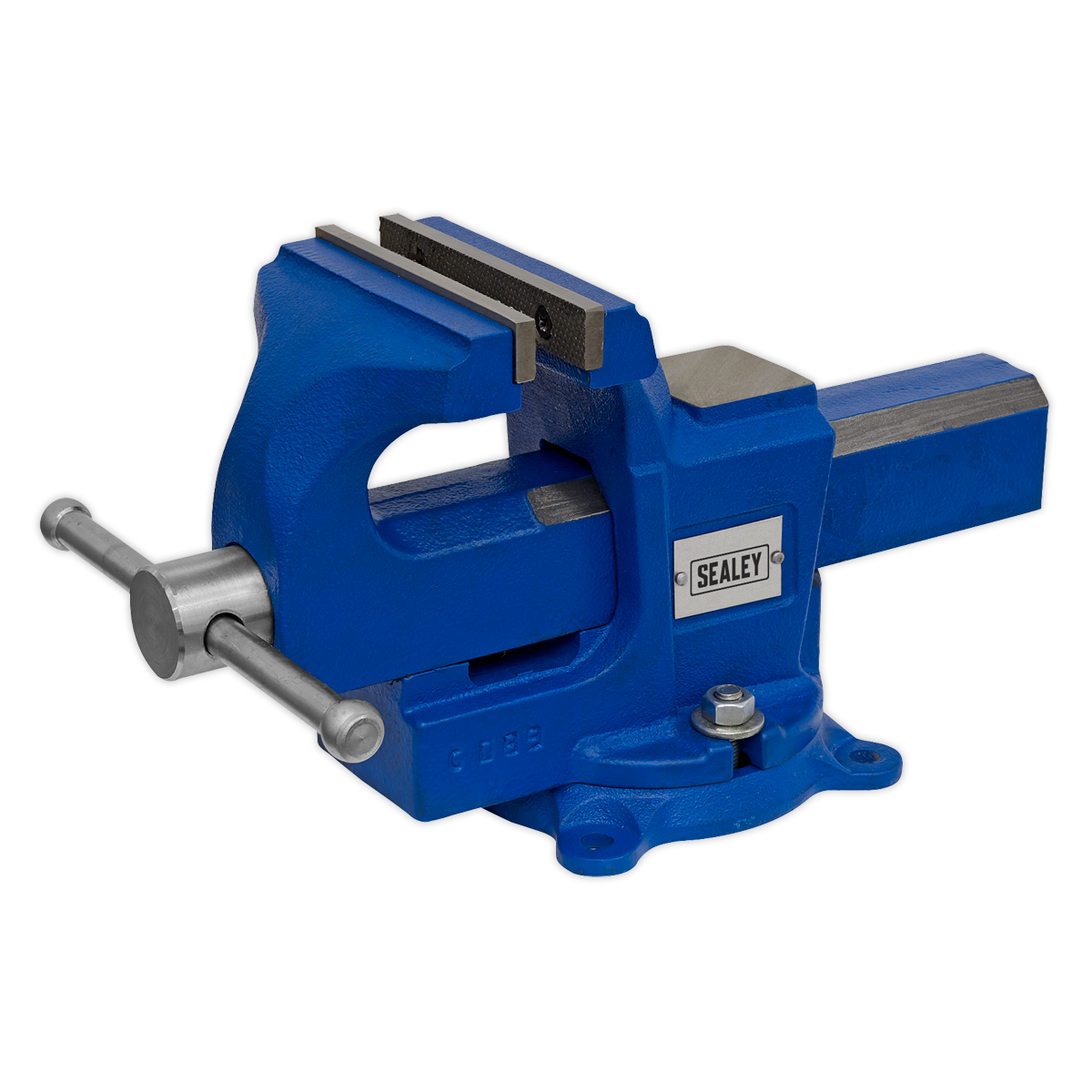 Sealey QAVE100 100mm Quick Action Swivel Base SG Iron Vice