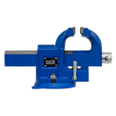 Sealey QAVE100 100mm Quick Action Swivel Base SG Iron Vice