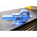 Sealey QAVE125 125mm Quick Action Swivel Base SG Iron Vice