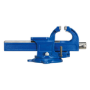 Sealey QAVE125 125mm Quick Action Swivel Base SG Iron Vice