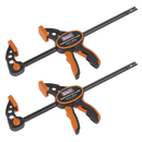 Sealey QBC3002 Quick Bar Clamp 300mm - 2pc Set