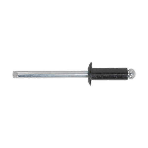 Sealey RAB4814S 4.8 x 14mm Black Aluminium Rivet Standard Flange - Pack of 200
