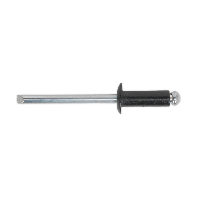 Sealey RAB4814S 4.8 x 14mm Black Aluminium Rivet Standard Flange - Pack of 200