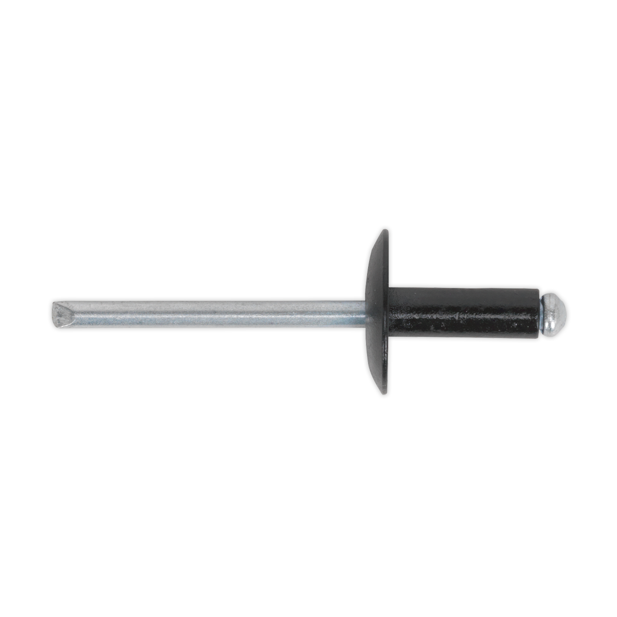 Sealey RAB4818L 4.8 x 18mm Black Aluminium Rivet Large Flange - Pack of 200