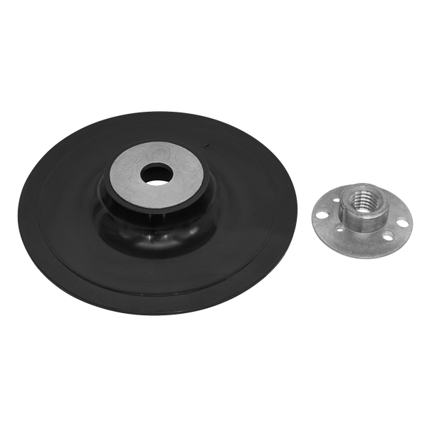 Sealey RBP125 125mm - M14 x 2mm Rubber Backing Pad