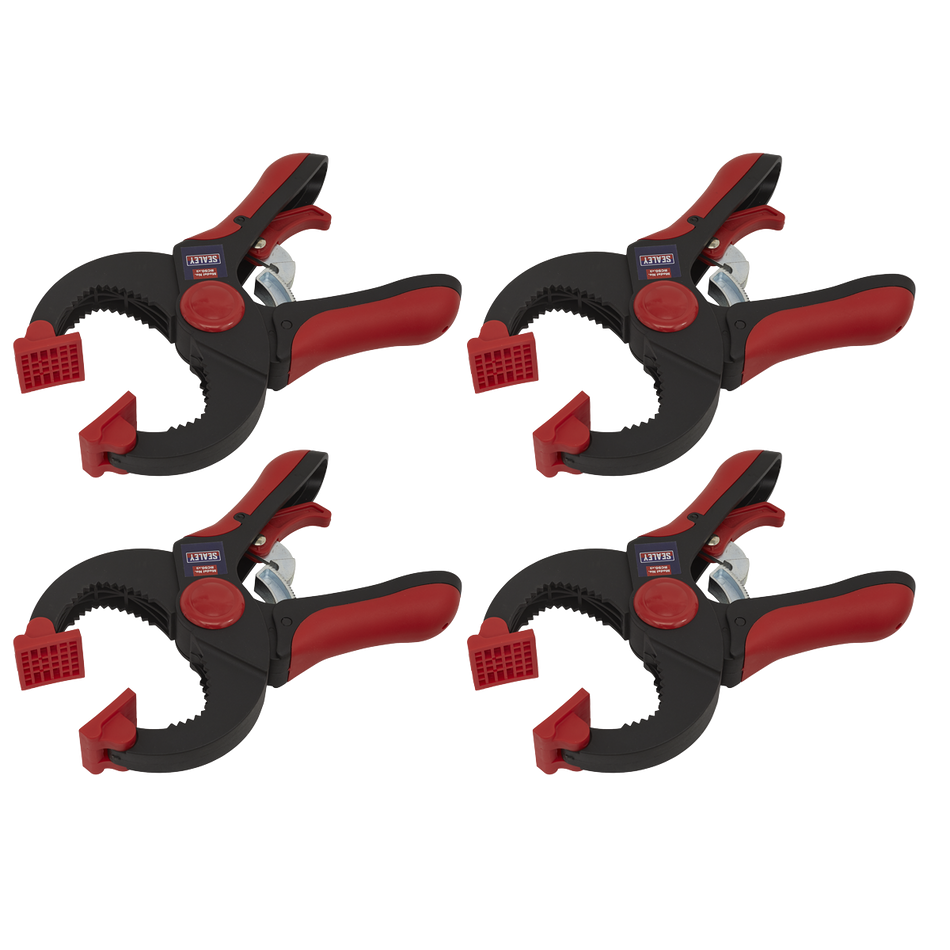 Sealey RC504 Ratchet Clamp 45mm 4pc Set