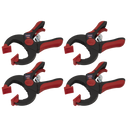 Sealey RC504 Ratchet Clamp 45mm 4pc Set