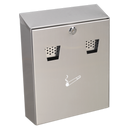 Sealey RCB02 Stainless Steel Wall Mounting Cigarette Bin