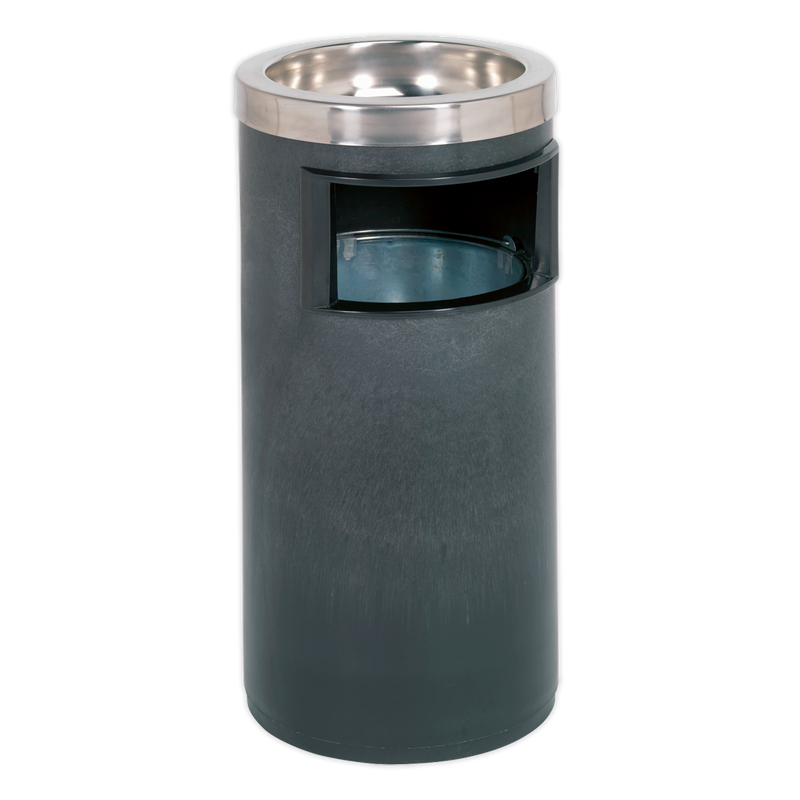 Sealey RCB06 8L Cigarette Ashtray & Litter Bin