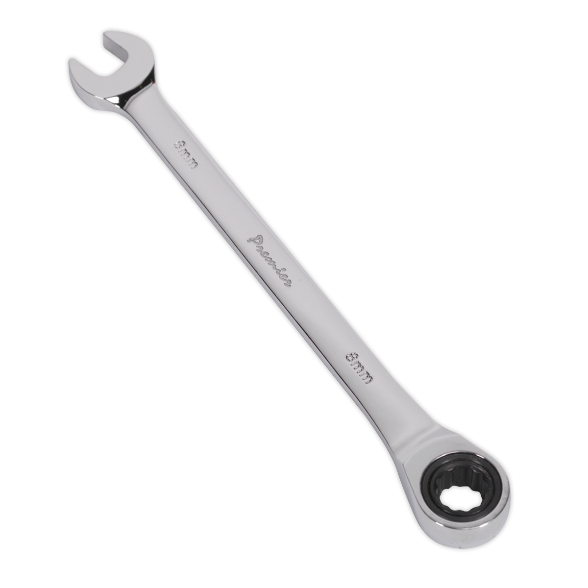 Sealey RCW08 8mm Ratchet Combination Spanner
