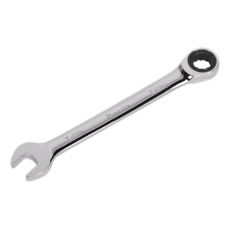 Sealey RCW15 15mm Ratchet Combination Spanner