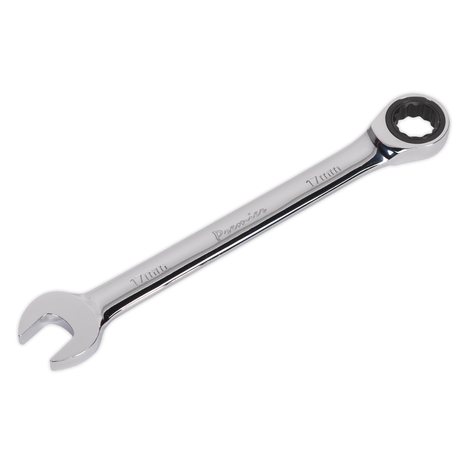 Sealey RCW17 17mm Ratchet Combination Spanner