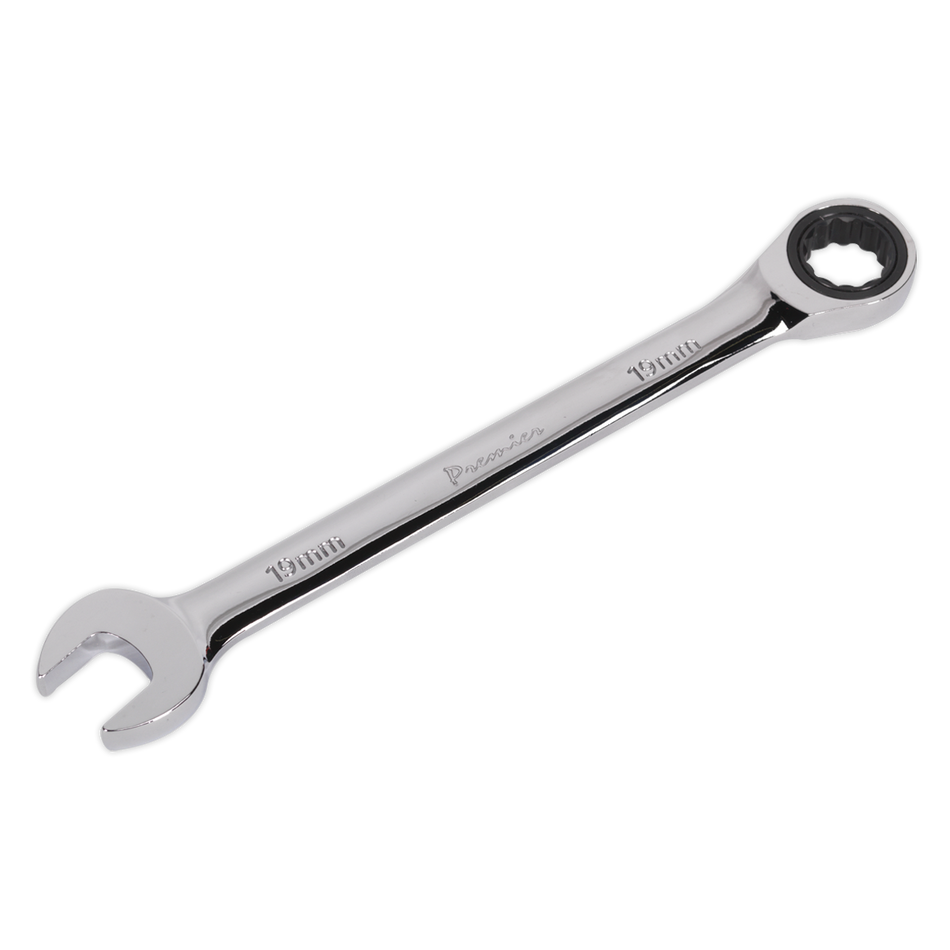 Sealey RCW19 19mm Ratchet Combination Spanner