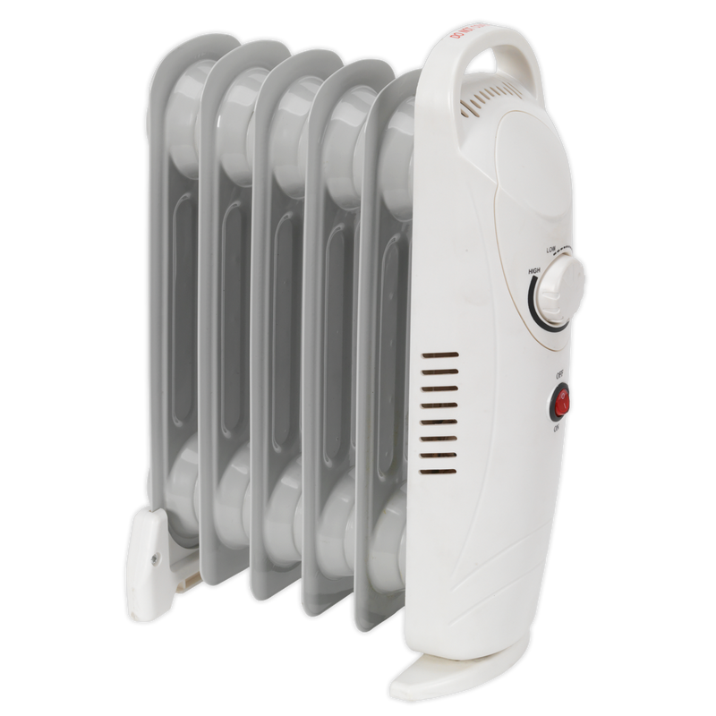 Sealey RD800 800W 6-Element Mini Oil-Filled Radiator