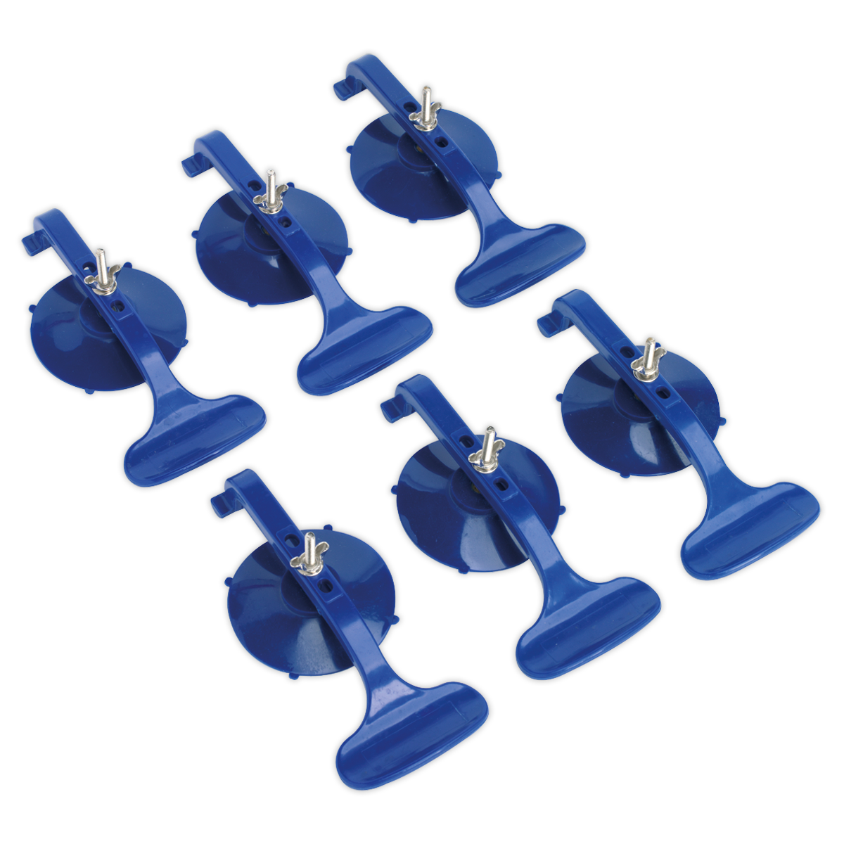 Sealey RE006 6pc Suction Clamp Set