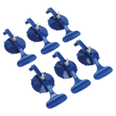 Sealey RE006 6pc Suction Clamp Set