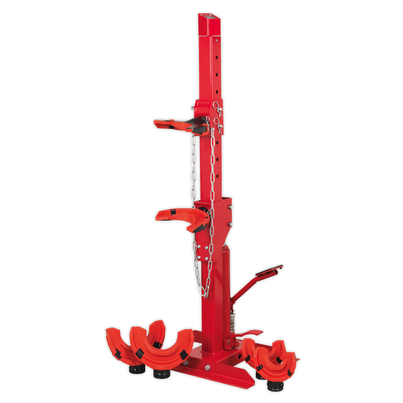 Sealey RE2311 2000kg Hydraulic Coil Spring Compressing Station with Gauge