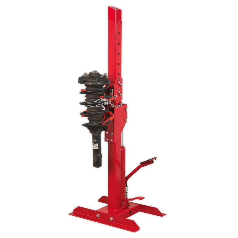 Sealey RE2311 2000kg Hydraulic Coil Spring Compressing Station with Gauge