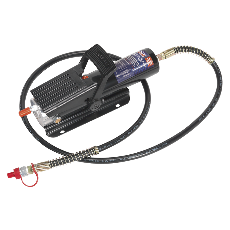Sealey RE83/840/CWH 10tonne Air Hydraulic Pump with Hose