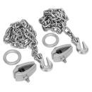 Sealey RE91/5/CK Chain Kit 2 x 2m Chains - 2 Clamps