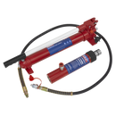 Sealey RE97.10-COMBO 10tonne Push Ram with Pump & Hose Assembly