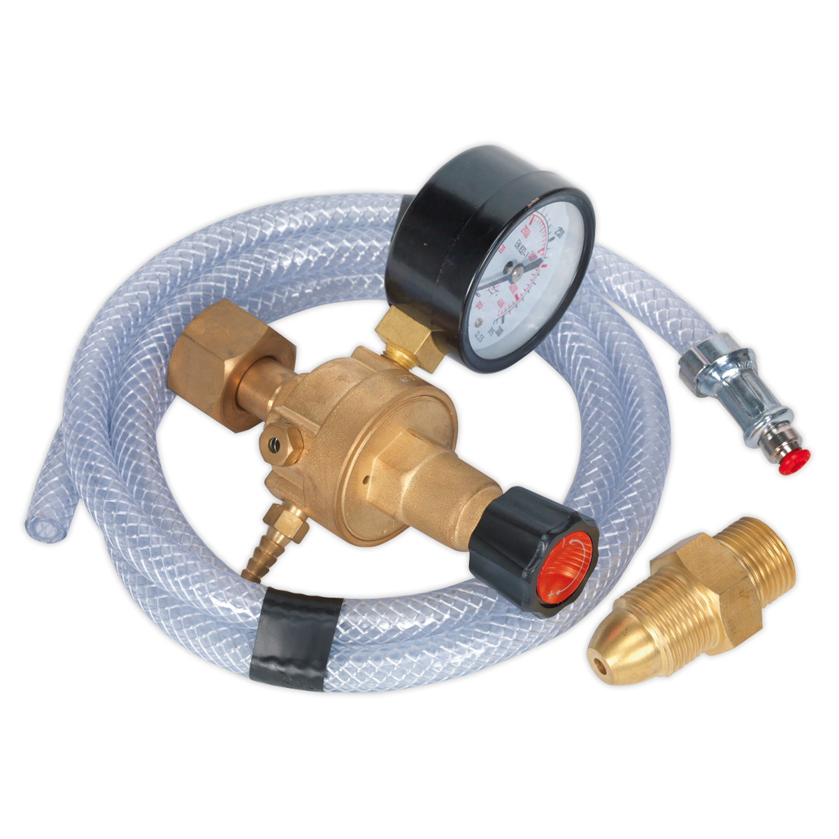 Sealey REG/KIT/MO MIG Gas Regulator Kit 1-Gauge Regulator Industrial