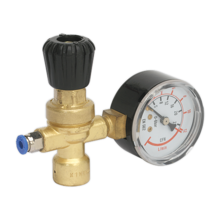 Sealey REG/MMG MIG Gas Regulator 1-Gauge Disposable Cylinder