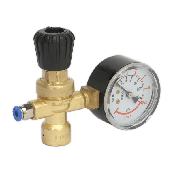 Sealey REG/MMG MIG Gas Regulator 1-Gauge Disposable Cylinder