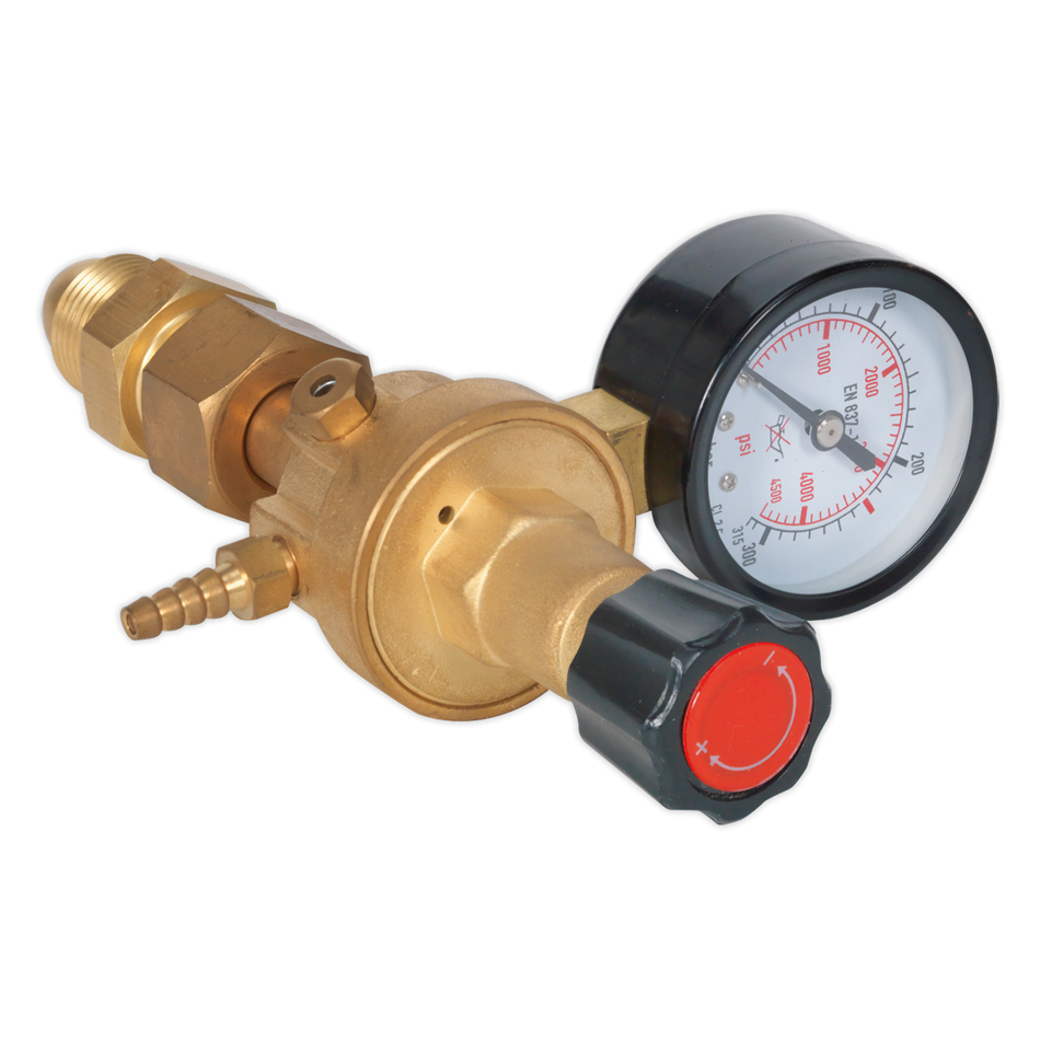 Sealey REG/KIT/MO MIG Gas Regulator Kit 1-Gauge Regulator Industrial
