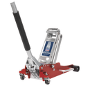 Sealey RJA1550 1.5tonne Aluminium Low Entry Trolley Jack with Rocket Lift