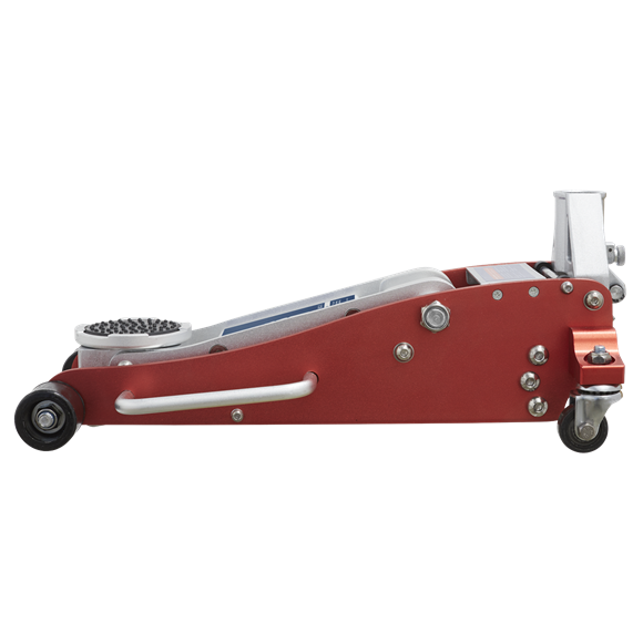 Sealey RJA1550 1.5tonne Aluminium Low Entry Trolley Jack with Rocket Lift