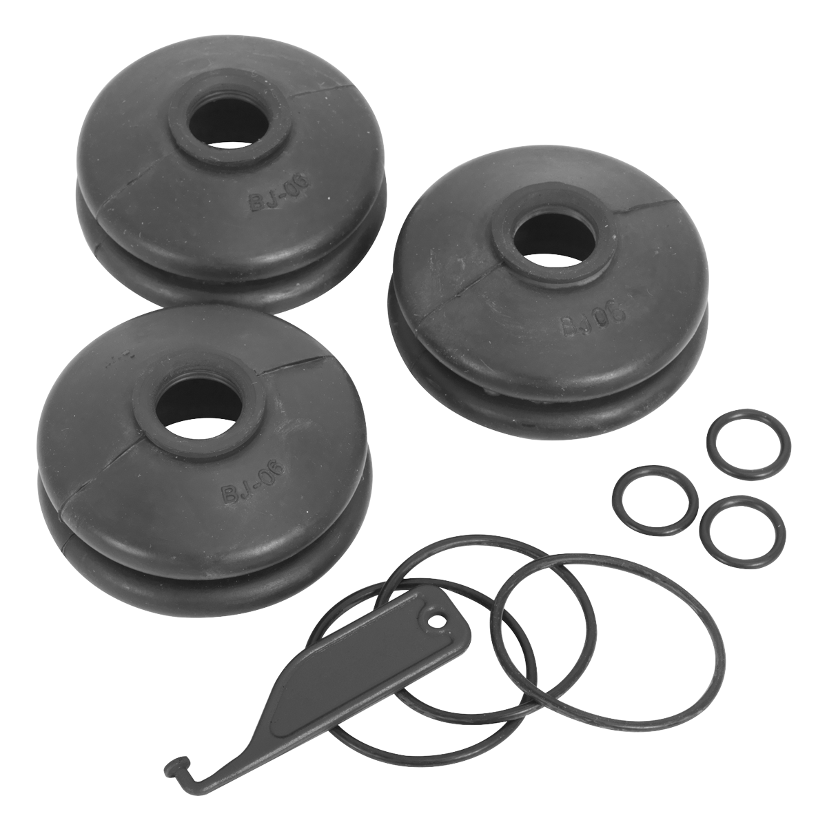 Sealey RJC02 Commercial Vehicle Ball Joint Dust Covers - Pack of 3