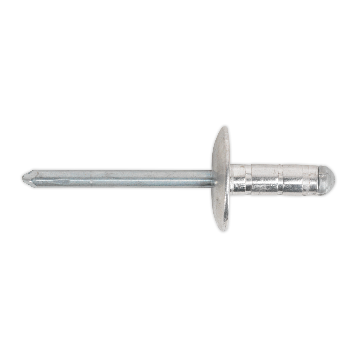 Sealey RM4819L 4.8 x 19mm Aluminium Multi-Grip Rivet Large Flange - Pack of 200