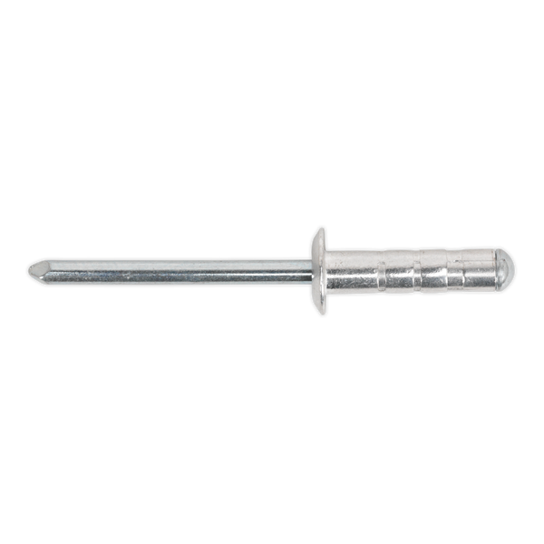 Sealey RM4827S 4.8 x 27mm Aluminium Multi-Grip Rivet Standard Flange - Pack of 200