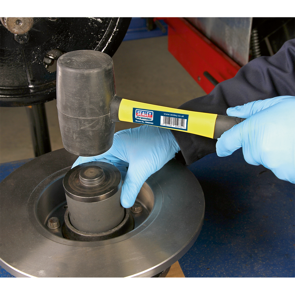 Sealey RMB150 1.5lb Rubber Mallet with Fibreglass Shaft