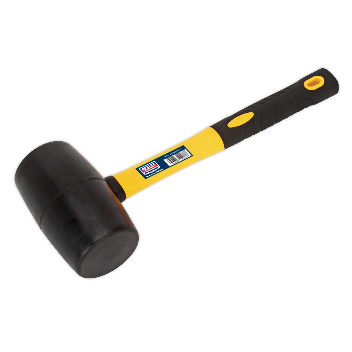 Sealey RMB200 2lb Rubber Mallet with Fibreglass Shaft