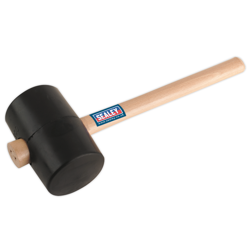 Sealey RMB250 2.5lb Rubber Mallet - Black