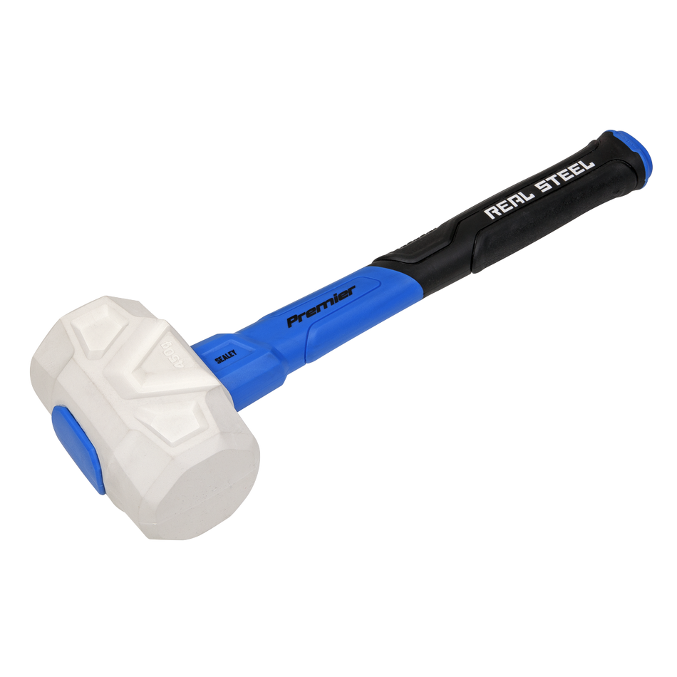 Sealey RMG16 16oz Rubber Mallet with Fibreglass Shaft