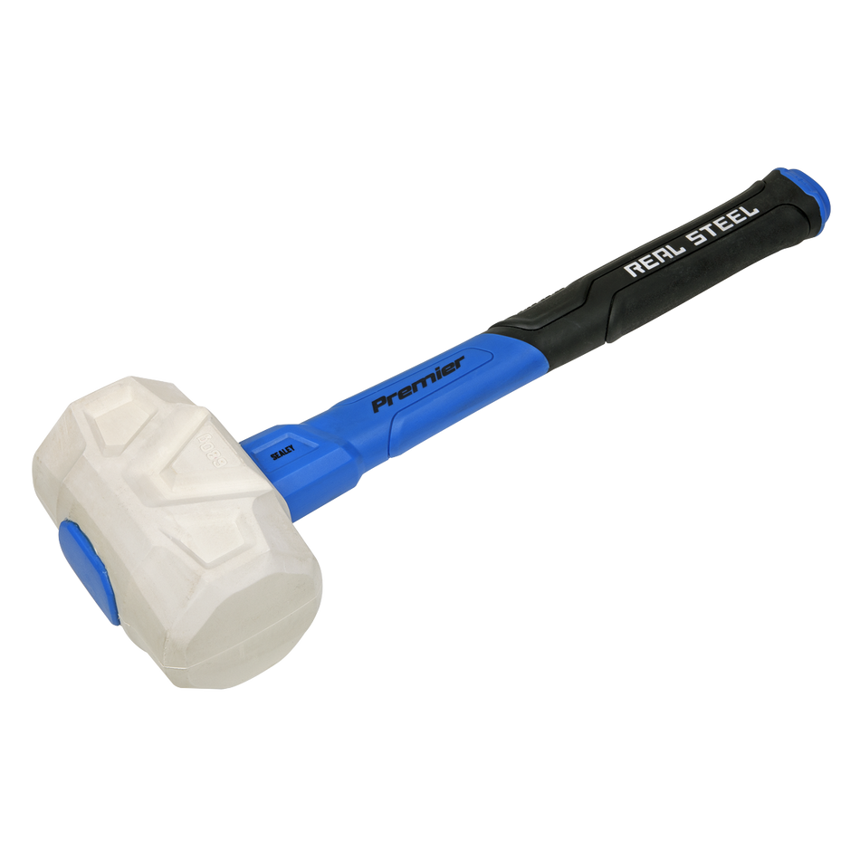 Sealey RMG24 24oz Rubber Mallet with Fibreglass Shaft