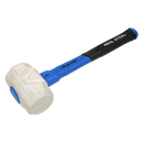 Sealey RMG24 24oz Rubber Mallet with Fibreglass Shaft