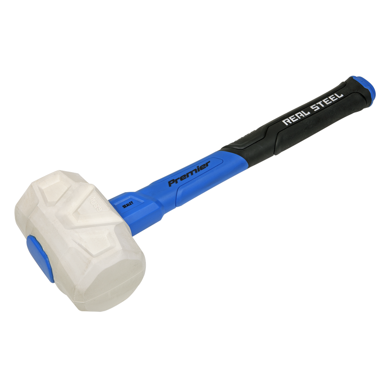 Sealey RMG24 24oz Rubber Mallet with Fibreglass Shaft
