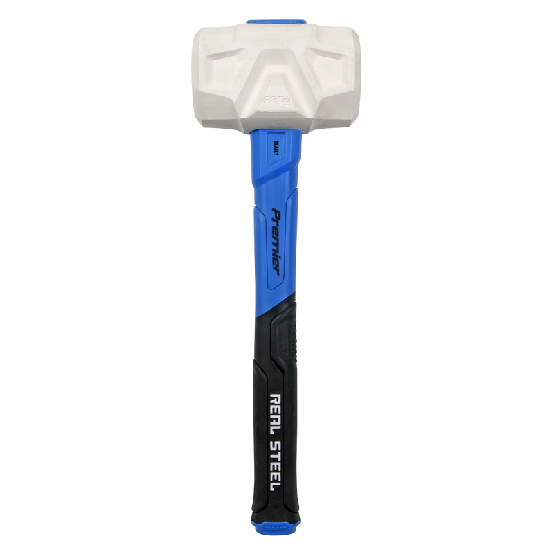 Sealey RMG24 24oz Rubber Mallet with Fibreglass Shaft