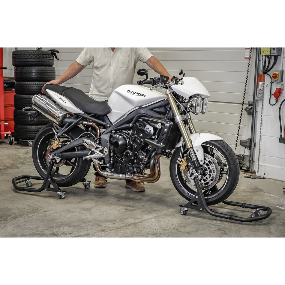 Sealey RPS2MD Universal Rear Paddock Stand 360 degree Floating